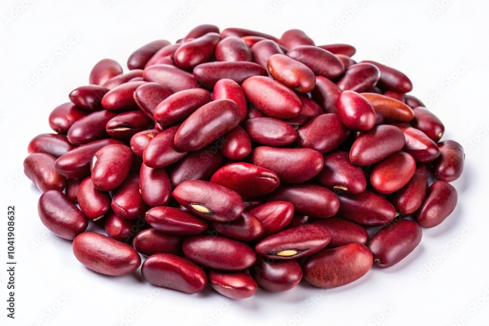 High Dynamic Range Red Bean Isolated on Pure Background for Culinary and Nutritional Use High Dynamic Range Red Bean Isolated on Pure Background for Culinary and Nutritional Use