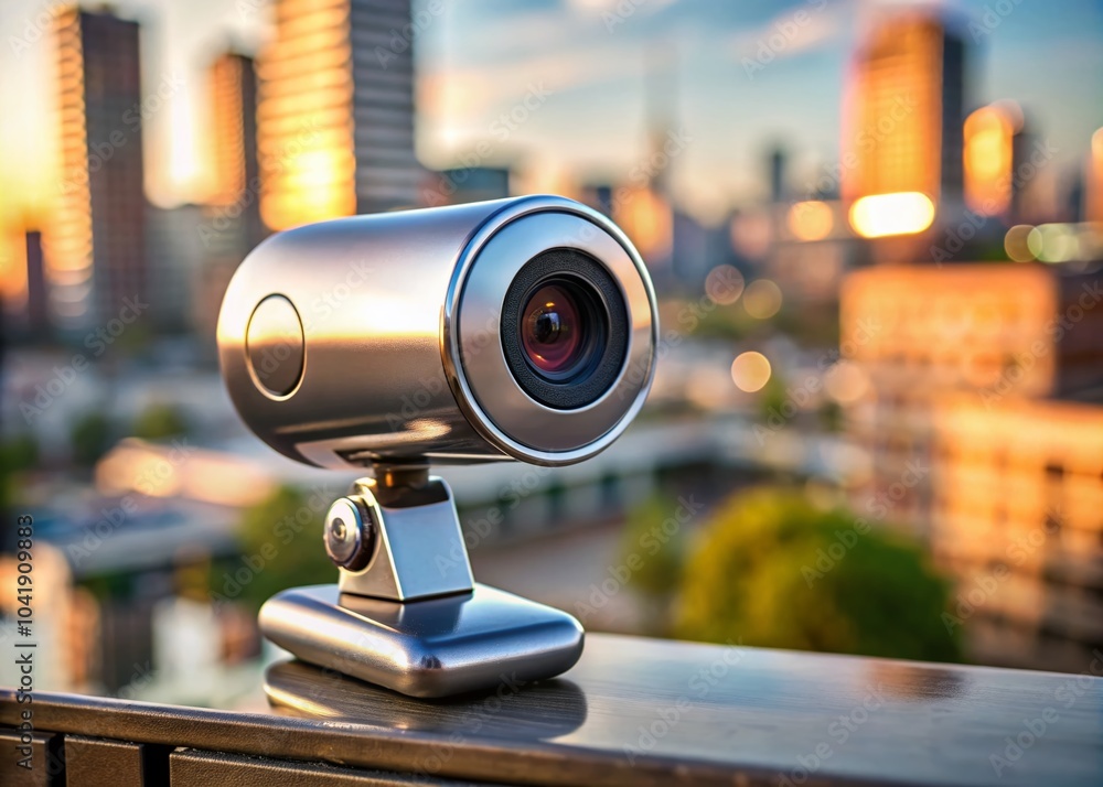 High-Quality Silver Webcam with USB Connection for Urban Exploration Photography and Tech Enthusiasts High-Quality Silver Webcam with USB Connection for Urban Exploration Photography and Tech Enthusiasts