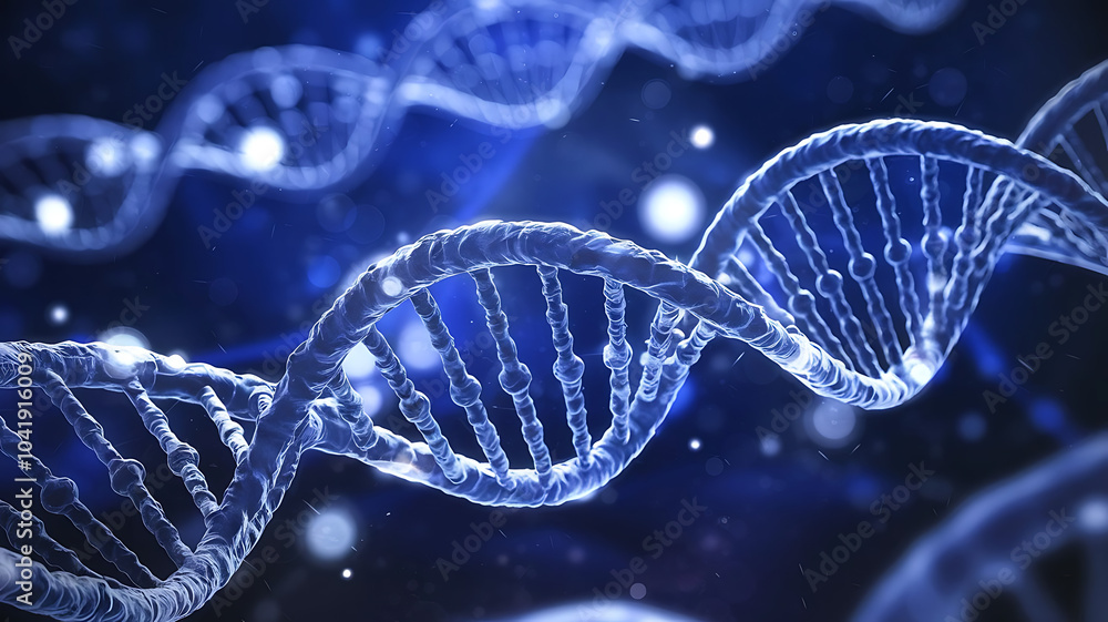 DNA Strand and Helix Structure Representing Deoxyribonucleic Acid, biology, biotech, doctor DNA Strand and Helix Structure Representing Deoxyribonucleic Acid, biology, biotech, doctor