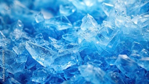 Close-up shot of textured blue ice, perfect for an abstract arctic winter background