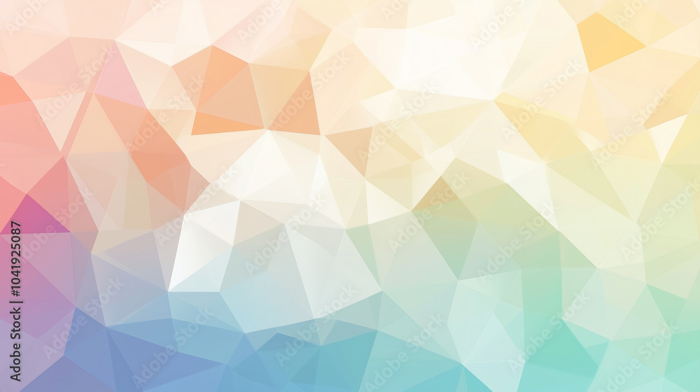 Fototapeta premium A soft gradient background with geometric shapes, providing an elegant and modern design for various applications,which is suitable as the main element in graphic designs or web backgrounds.