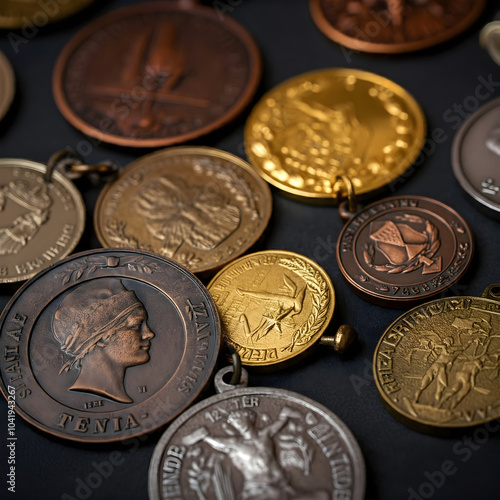 A wide variety of coins