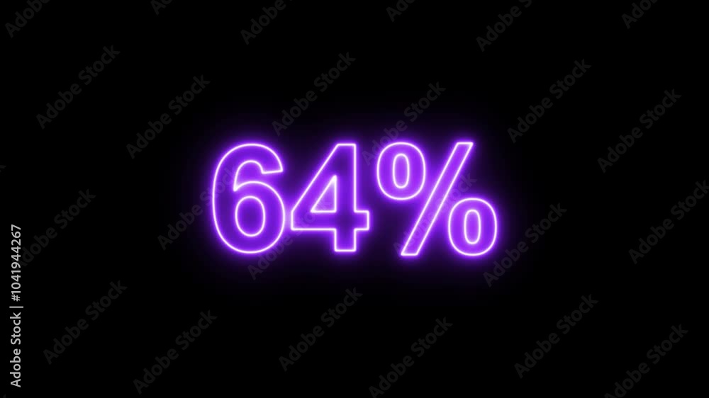 Retro Loading Animation: Futuristic Progress Circle with Vibrant Neon Colors 0% to 100% in 4K. Retro Loading Animation: Futuristic Progress Circle with Vibrant Neon Colors 0% to 100% in 4K.