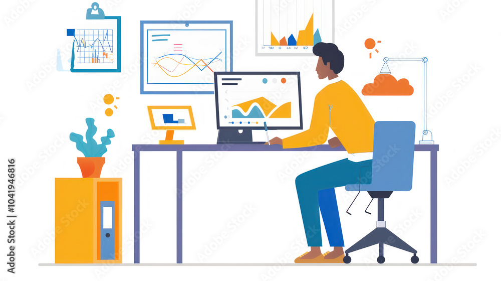 A passionate teacher leading a virtual classroom, interacting with students on a video call while using digital whiteboards for visual explanations A passionate teacher leading a virtual classroom, interacting with students on a video call while using digital whiteboards for visual explanations