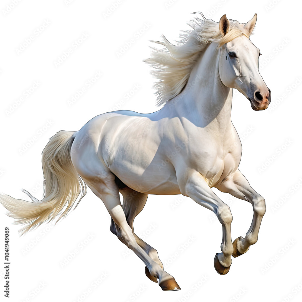 horse isolated on white background horse isolated on white background