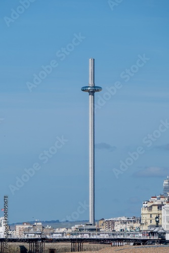 British Airways i360 viewing tower in Brighton East Sussex England photo