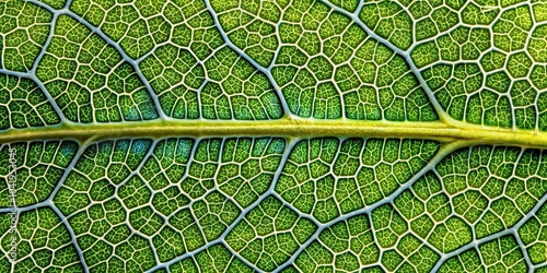 Highly magnified abstract micrograph of bryoandersonia leaf base