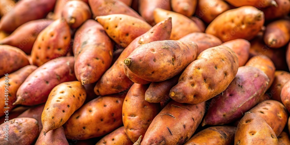 Macro shot of sweet potato with brown spots Macro shot of sweet potato with brown spots