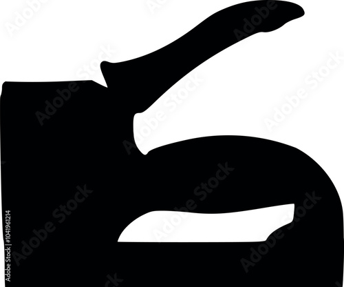 Construction stapler icon