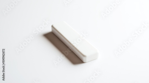 White Ceramic Tile on a Minimalist Background