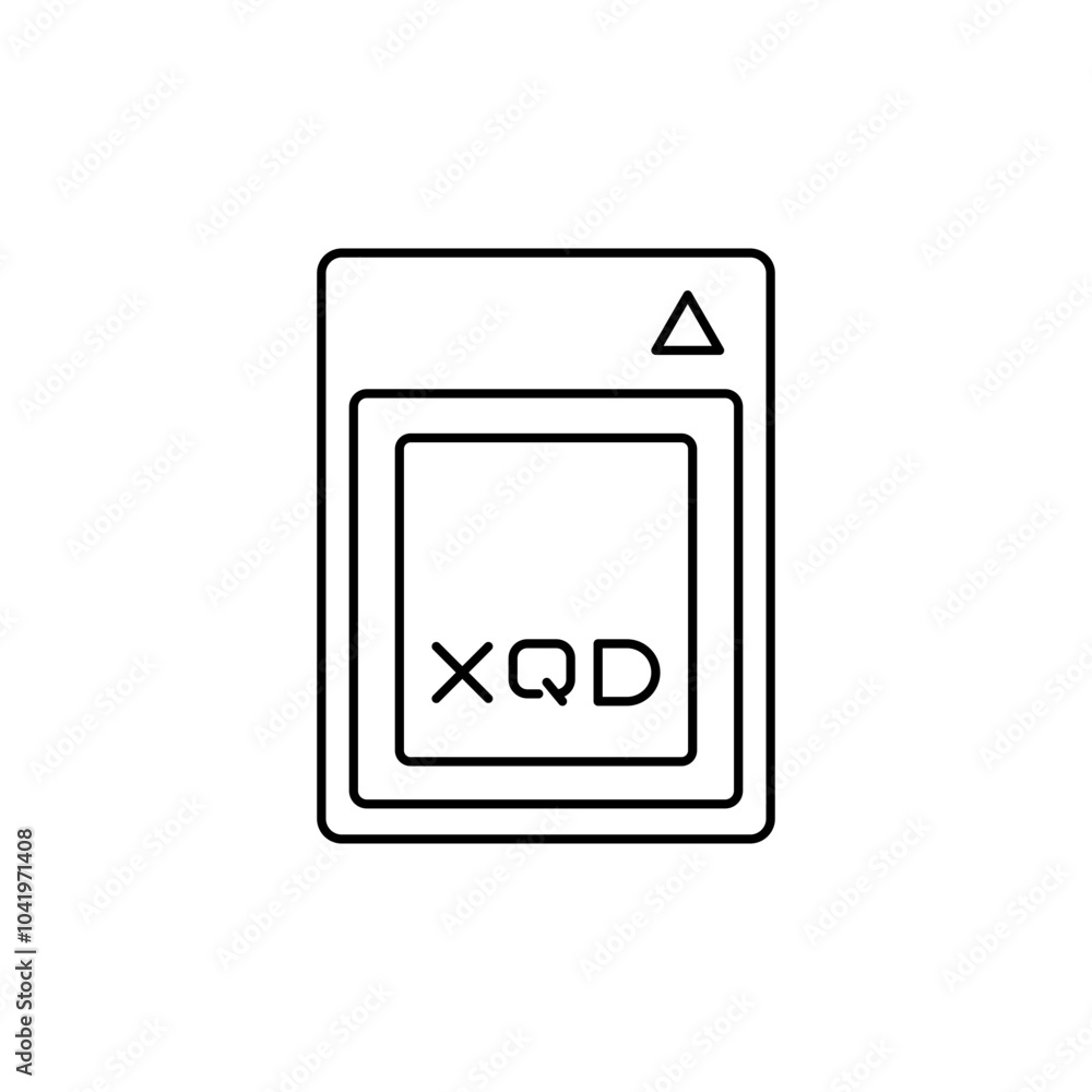 XQD card icon, Memory Card Icon XQD card icon, Memory Card Icon