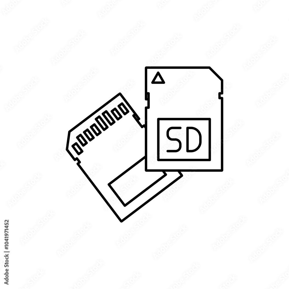 sd card icon, Memory Card Icon