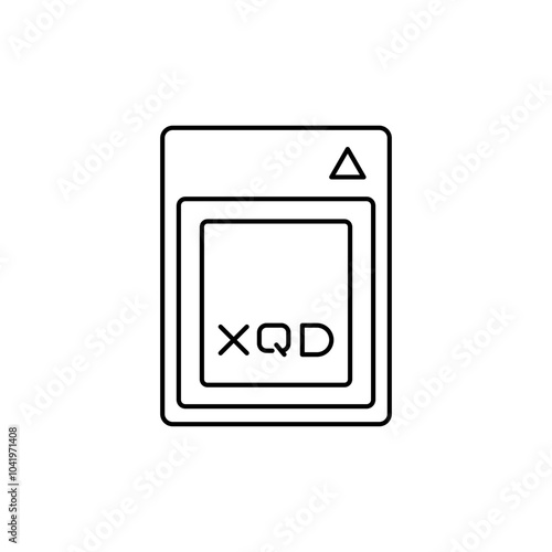 XQD card icon, Memory Card Icon