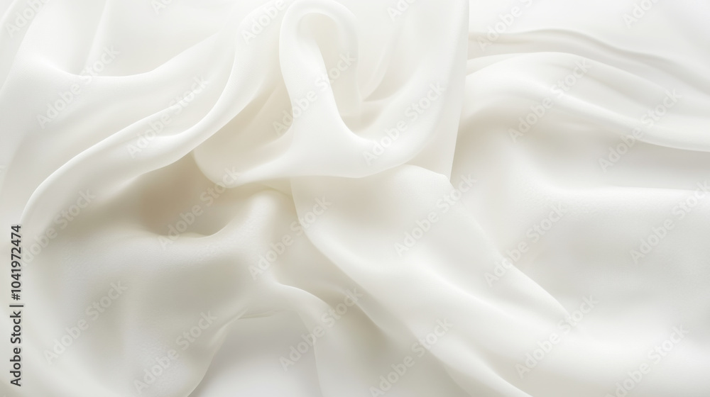 White Silk Fabric Texture Background White Silk Fabric Texture Background
