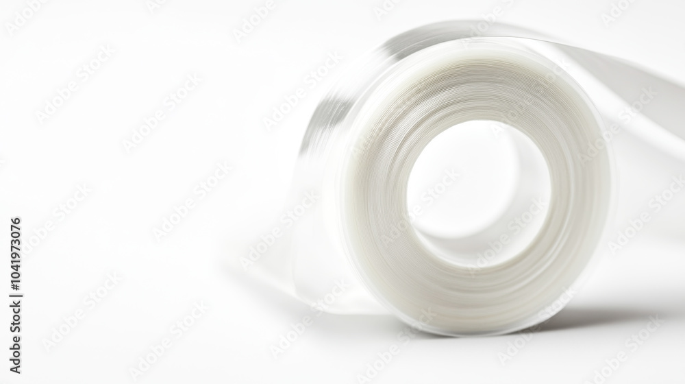 Close-up of a Roll of Transparent Adhesive Tape Close-up of a Roll of Transparent Adhesive Tape