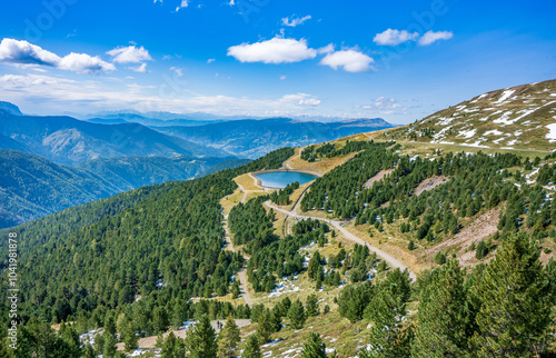  Landscape at Mount Plose in Trentino Alto Adige. South Tyrol, Italy. photo