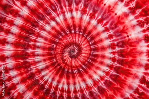 Red tie dye spiral pattern background