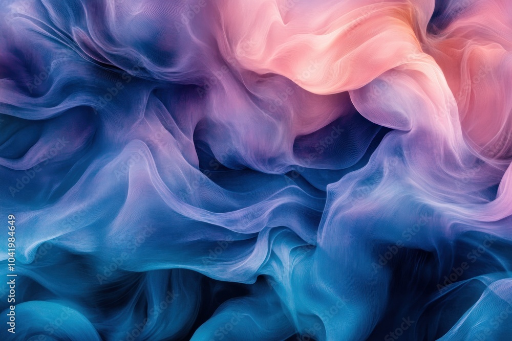 Obraz premium Stunning Abstract Flowing Artwork in Soft Colors