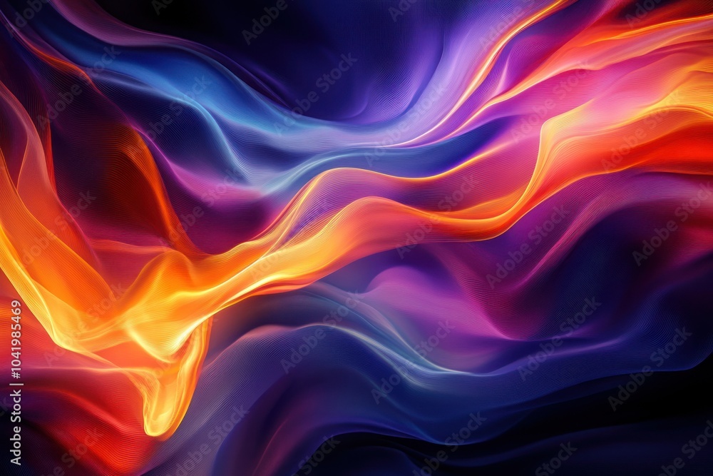 Colorful Abstract Flow of Light and Motion Colorful Abstract Flow of Light and Motion