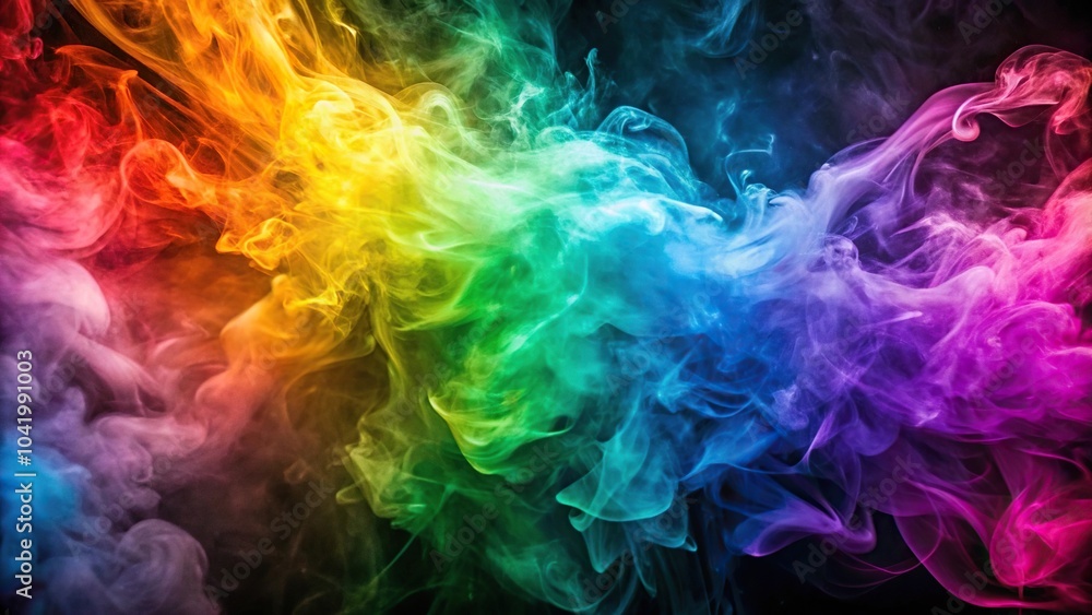 Colorful abstract background with smoke effects Colorful abstract background with smoke effects