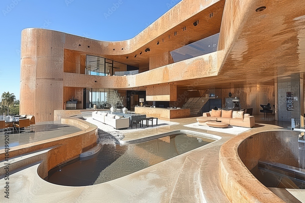 Modern luxury residence with unique architectural design featuring ... - Residence Design Inspiration Luxury