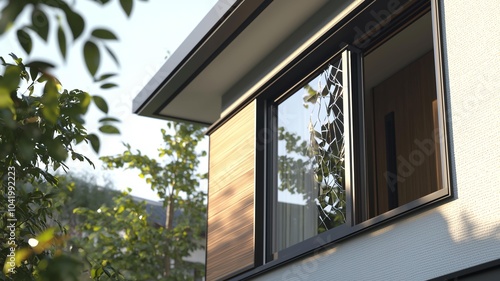 Wallpaper Mural 窓ガラスが割られた日本の家 Torontodigital.ca