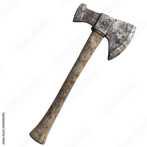 Iron Axe Used by Ancient People to Chop Trees