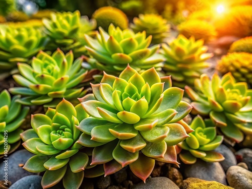 Rock Stonecrop Angelina Leaves in a Vibrant Garden Setting for Nature Lovers