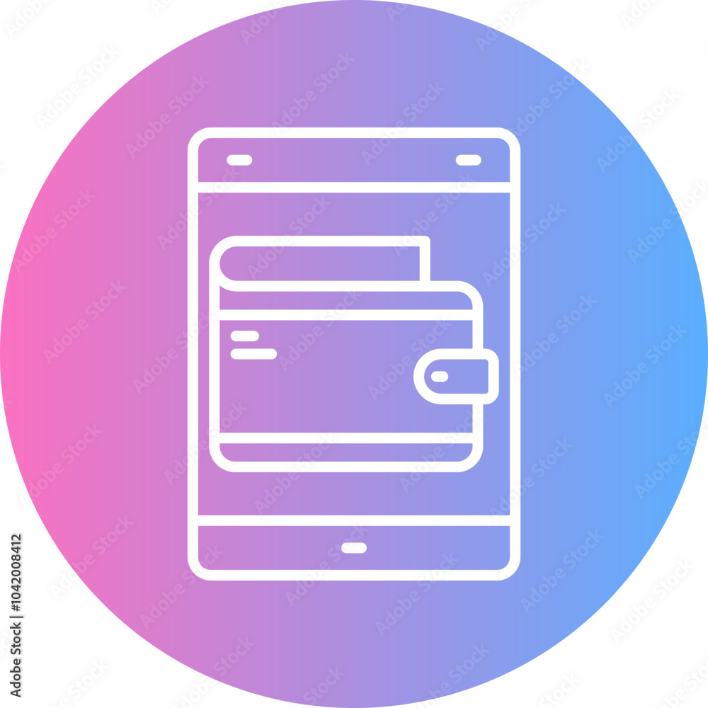 Online Wallet Icon Online Wallet Icon