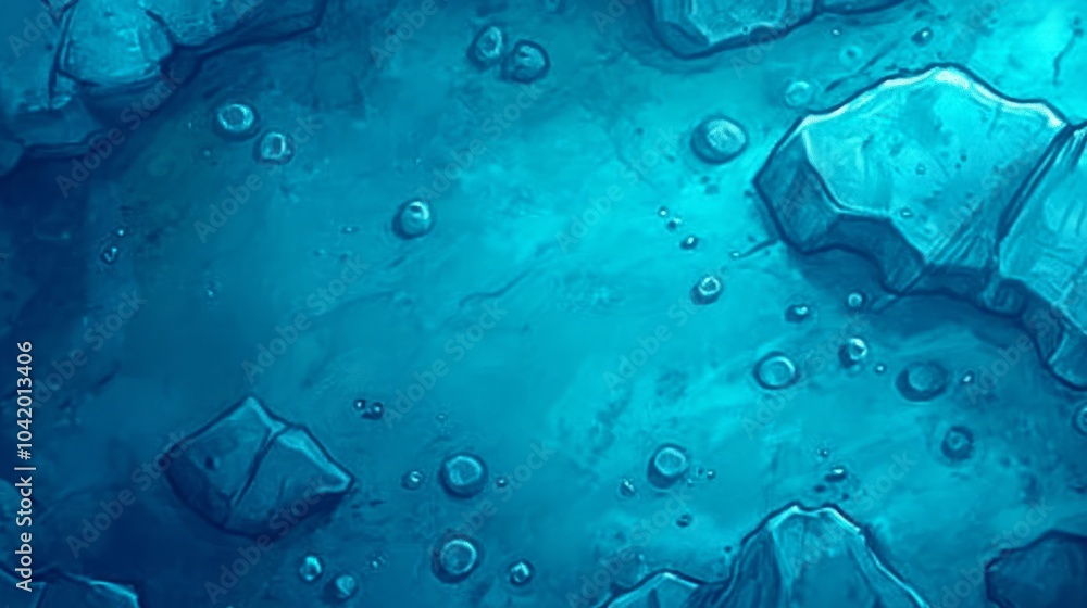 Fototapeta premium underwater ground texture 