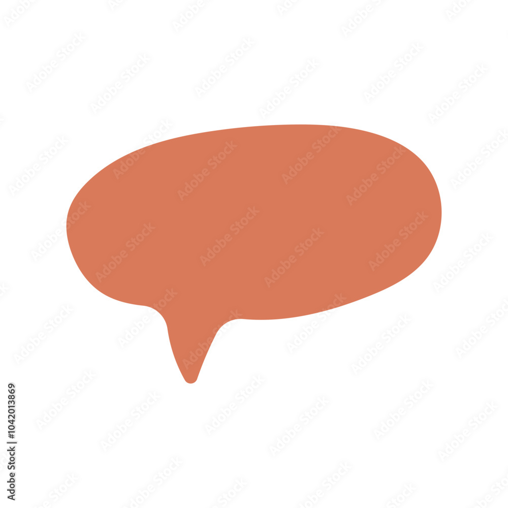 Bubble Chat Boho Style Icon. Simple Aesthethic Hand Drawn Vector Illustration. Bubble Chat Boho Style Icon. Simple Aesthethic Hand Drawn Vector Illustration.