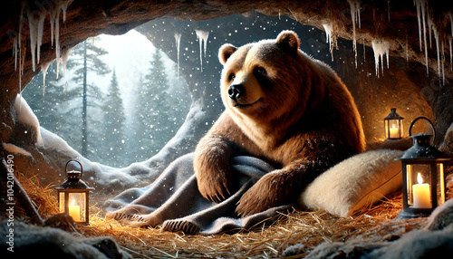 bear ready to hybernate