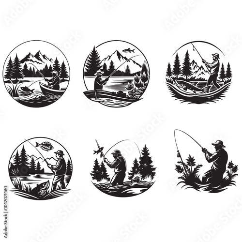 Fishing vector