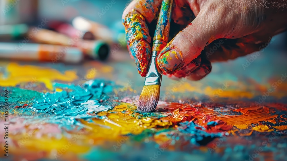 The Art of Hand Mixing Paints A Creative Journey with Brushes and Supplies The Art of Hand Mixing Paints A Creative Journey with Brushes and Supplies
