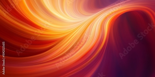 Background of vibrant swirling light waves in abstract motion