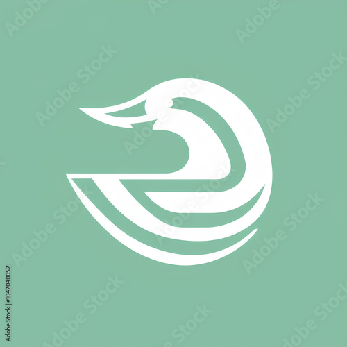 Obraz na płótnie Green logo 