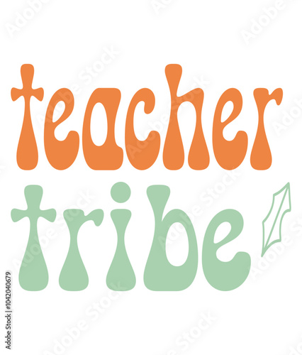 Retro, Teacher, Craft Design. T-shirt Design. Illustration