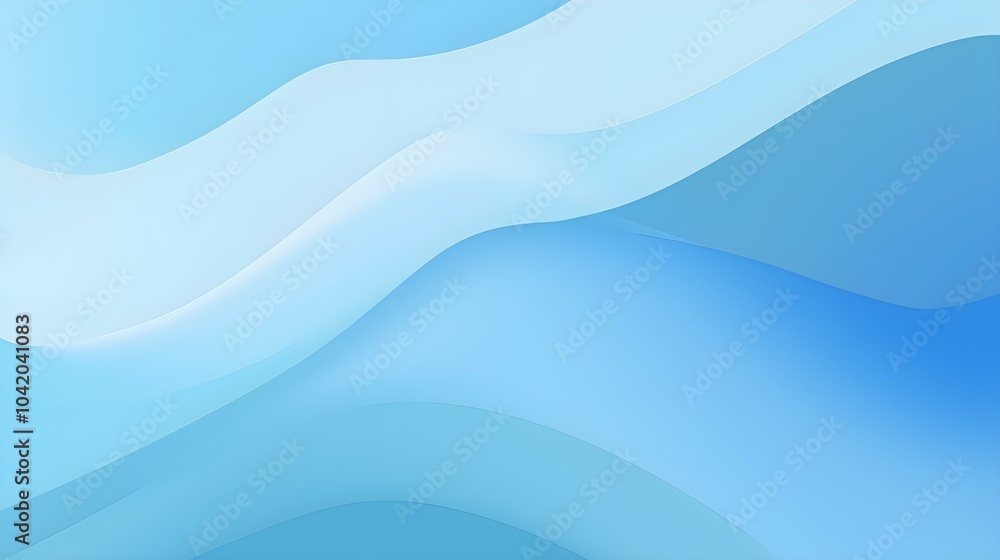 Fototapeta premium Abstract blue Shapes with soft Textures. Calming Background