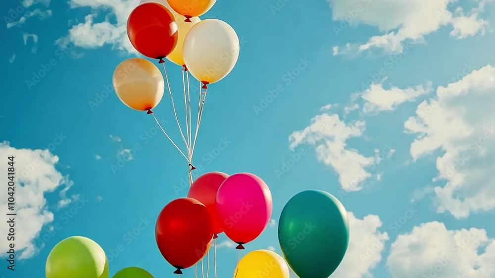 Colorful Balloons Soaring High Colorful Balloons Soaring High