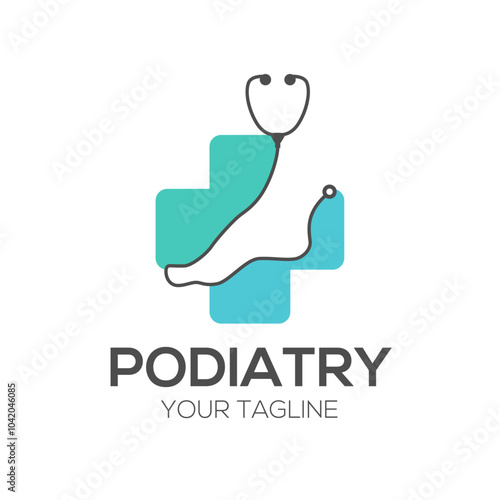 Podiatry logo template