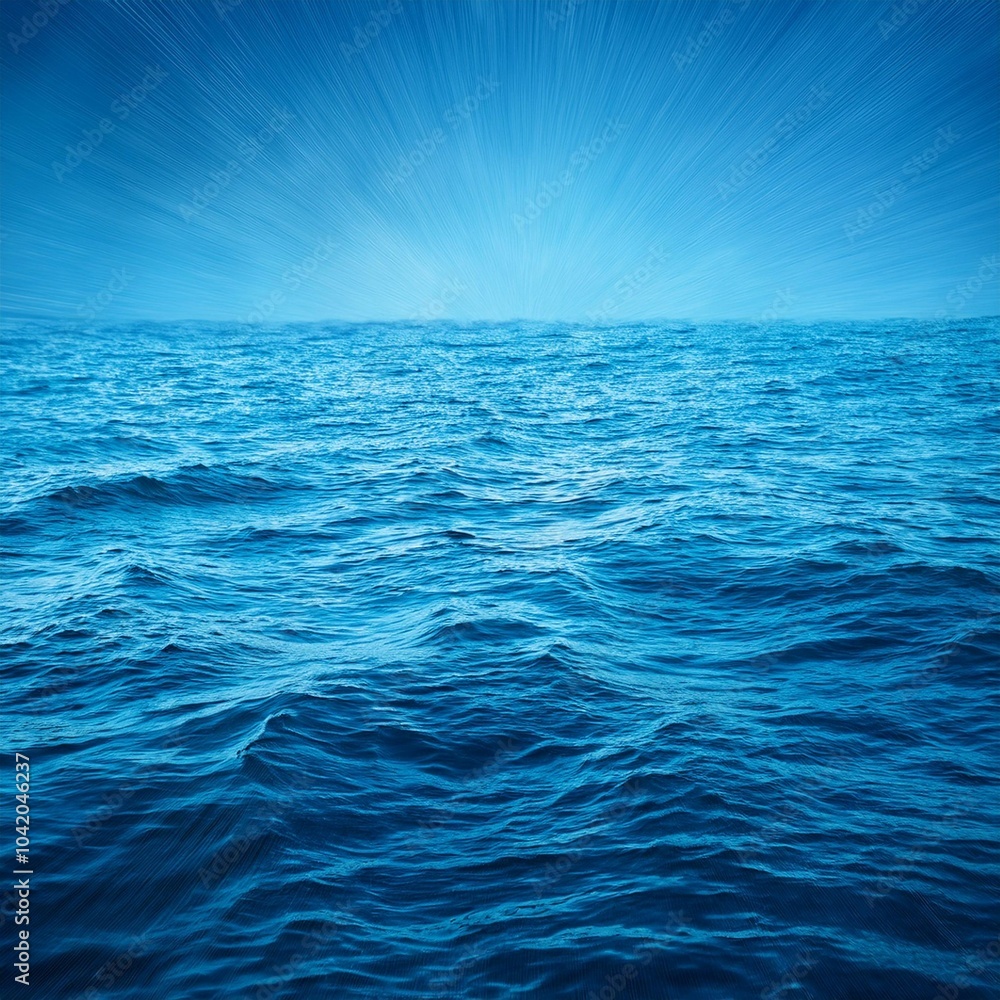 Fototapeta premium blue water surface background