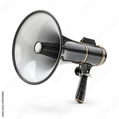 Megaphone isolated on white background