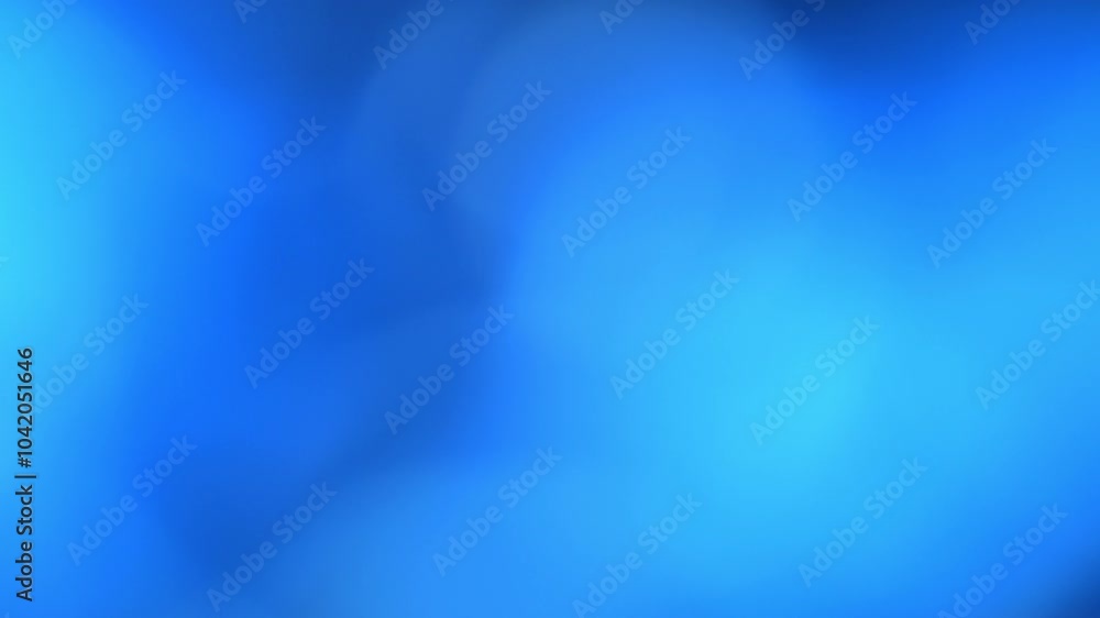 Fluttuazione di luci azzurre sfocate su sfondo scuro