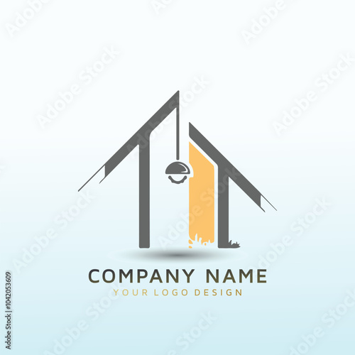 real estate vector logo design idea