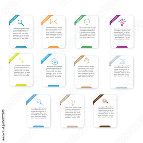 Healthcare and Medical Related Process Infographic Template. Process Timeline C