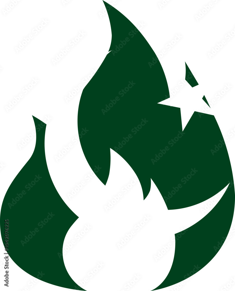 Obraz premium Pakistan Flag In Fire