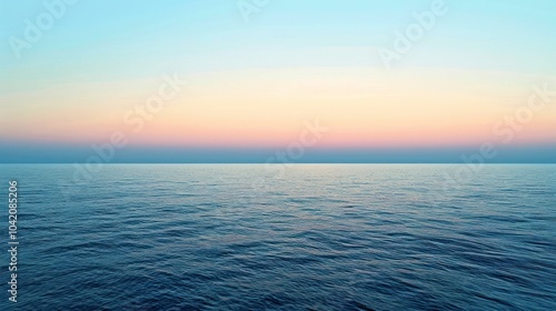 Tranquil Seascape at Sunset