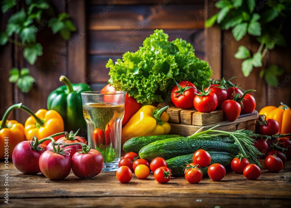 Vibrant Healthy Food Display: Fresh Fruits and Vegetables for Nutrition and Wellness Vibrant Healthy Food Display: Fresh Fruits and Vegetables for Nutrition and Wellness
