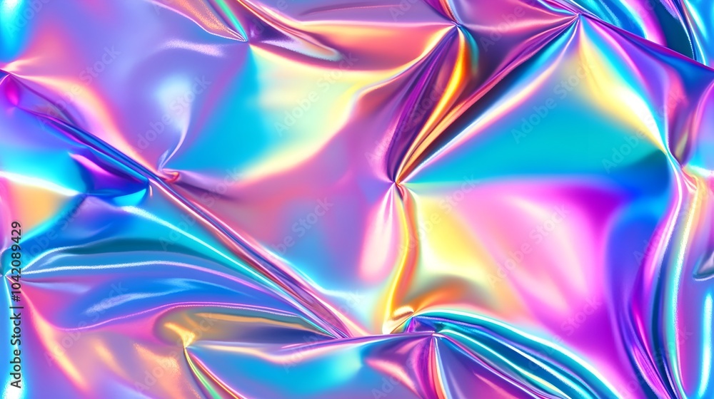 Sleek Holographic Rainbow Background Texture Sleek Holographic Rainbow Background Texture