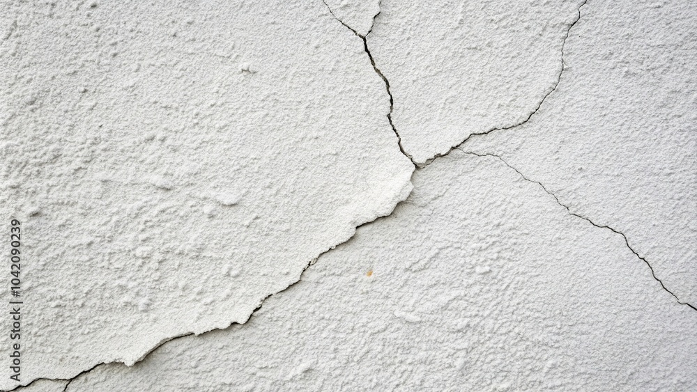 Cracked white concrete texture background from high angle Cracked white concrete texture background from high angle
